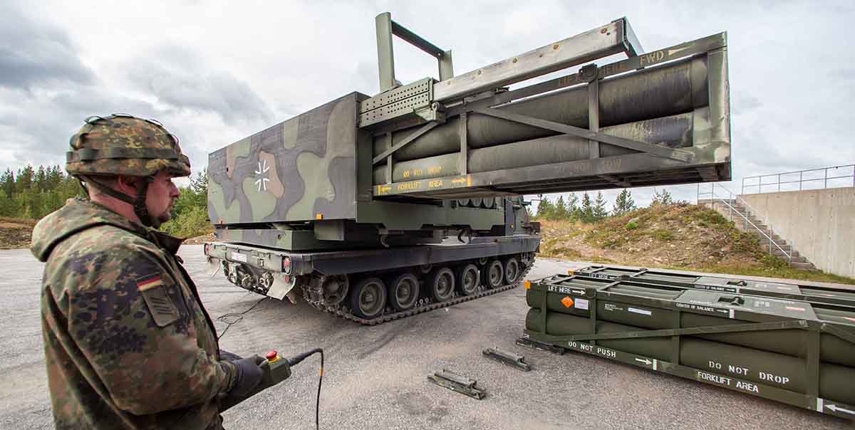 Sobre todo, los alemanes van a abordar la obtención de cohetes más precisos y con mayor alcance que los que actualmente usan. (Bundeswehr, Mario Bähr)